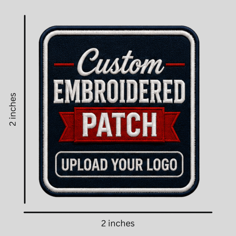Custom Iron-On Embroidered Patches - 2 inches